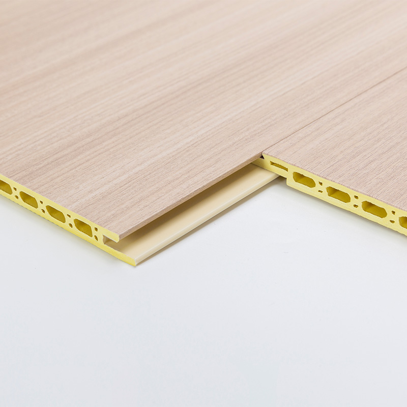 Yxwpc609 9 mm vastagság 60 cm szélesség vastagság Gyors telepítés WPC falpanel integrált fali panel bambusz fa rost fal