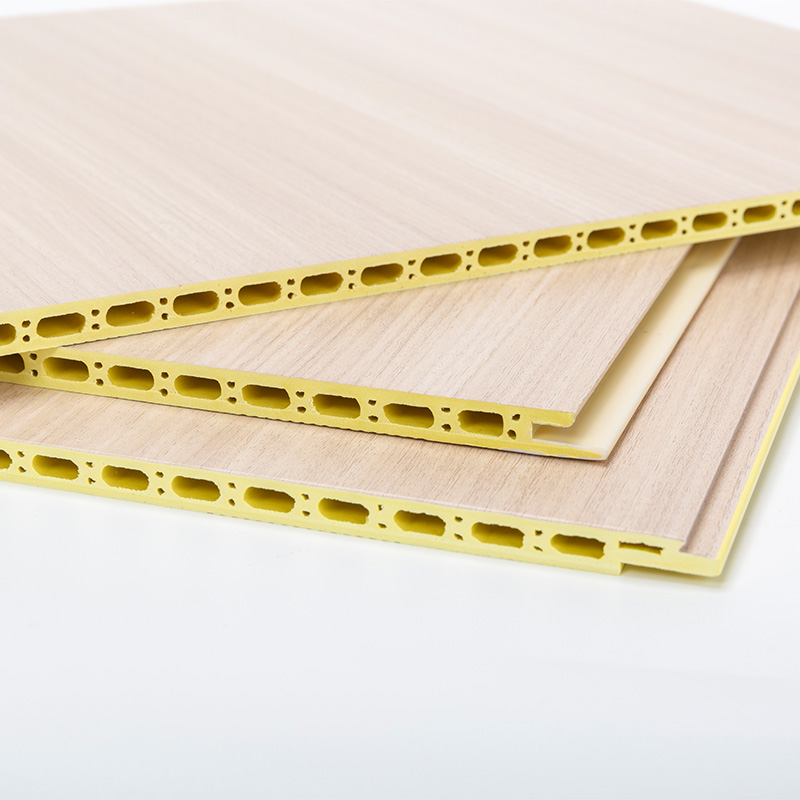 Yxwpc609 9 mm vastagság 60 cm szélesség vastagság Gyors telepítés WPC falpanel integrált fali panel bambusz fa rost fal